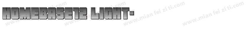 Homebase12 Light字体转换